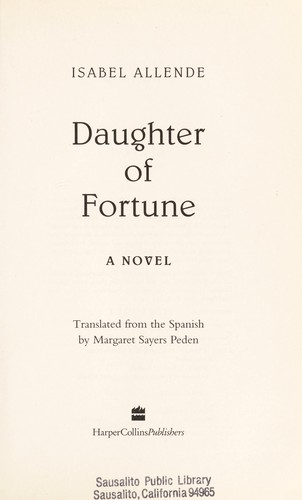 Isabel Allende: Daughter of Fortune (Oprah's Book Club) (Hardcover, 1999, HarperCollins)